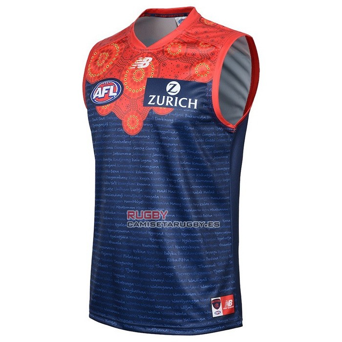 Camiseta Melbourne Demons AFL 2020-2021 Indigena